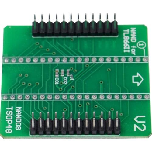 Original NAND TSOP48 FIXED V2 Adapter Board for XGecu TL866II Plus Universal Programmer SPI Flash No Including TSOP48 ZIF Socket