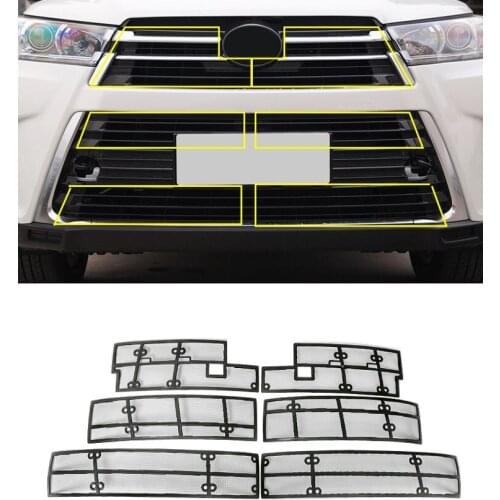 Car Front Grill Insect Net Insect Screening Mesh for Highlander