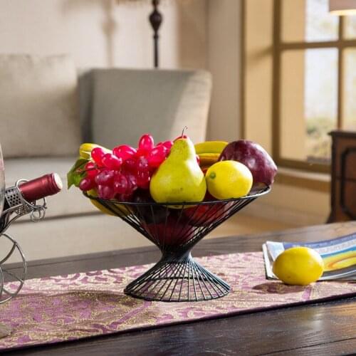 North European Metal Fruit Organizer Plate Party Cake Food Display Stand Bowl Candy Biscuit Snacks Container Kitchen Accessories