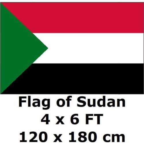 Sudan Flag 120 x 180 cm Sudanese Flags And Banners National Flag Country Banner