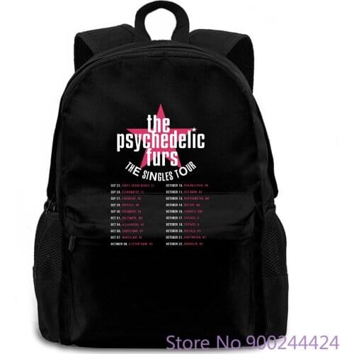 THE PSYCHEDELIC FURS The Singles World Tour :M-L--2 Novelty women men backpack laptop travel school adult student