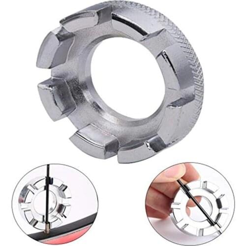Bike Bicycle Wheel Rim 8 Way Spoke Wrench Spanner Cycling Spoke Key Wire Adjustment Hand Tool Bicycle Multitool Bike Repair Tool