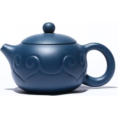 Famous Handmade Purple Clay Teapot Tea Set Raw Ore Azure Mud Ruyi Xishi Teapot Household Teapot Cute Teapot
