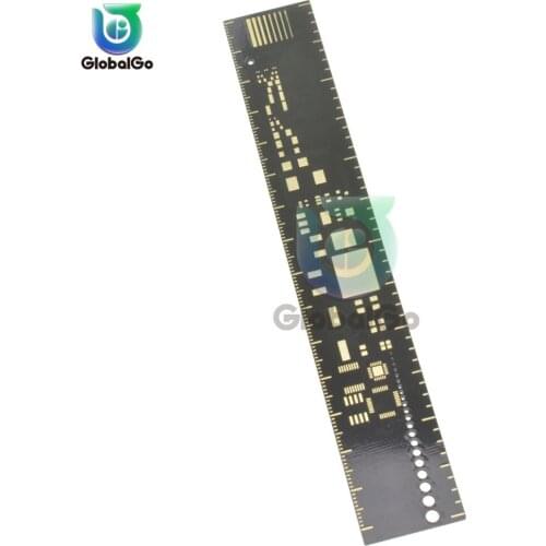 15CM PCB Engineering Ruler Gauge Meter Measurer Measuring Tool Protractor