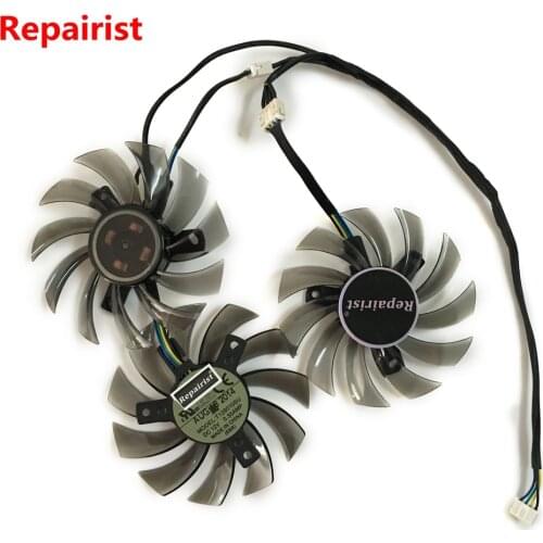 3pcs/lot R9 290 R9290X R9 280 GPU Cooler fan for GIGABYTE GV-R929WF3 GV-R929XOC GV-R928XWF3 video card cooling