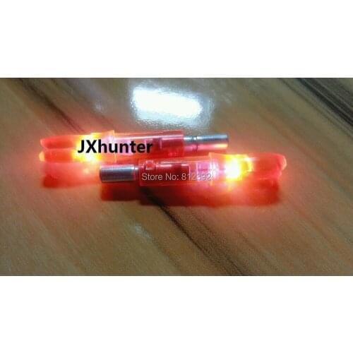 30PK Arrow Shafts Hunting compound bow led lighted arrow nock 6.2mm