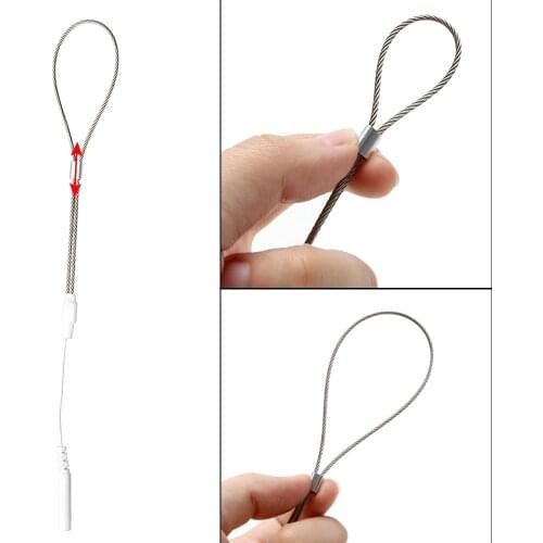 IKOKY Delayed Ejaculation Wire Loop Electric Penis Massager Electric Shock Cock Rings Sex Toys for Men Penis Stimulator