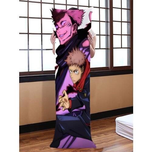 Jujutsu Kaisen Dakimakura Hugging Body Pillow Case DIY Custom Throw Cushion Pillow Cover 7 Sizes