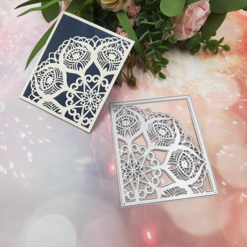 Flower-framed metal cutting dies 2020 new DIY scrapbook photo album paper card decorative crafts embossing mold