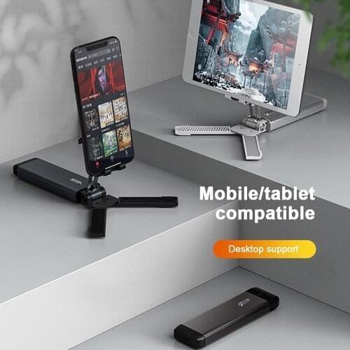 FLOVEME Desktop Phone Holder Foldable Portable Tablet Stand For iPhone 12 11 Pro Max Xiaomi ipad Universal Metal Bracket Holder