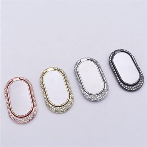 Oval Metal Mobile Phone Stand Holder Finger Ring Smartphone For IPhone X XS Max 11 12 Xiaomi Huawei Phone Stand