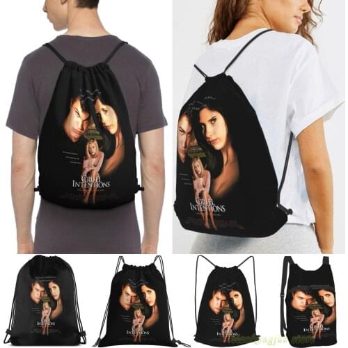 Cruel Intentions Poster Women Drawstring Sackpack Gym Bags Men Outdoor Travel Backpacks For Training Fitness Swimming Bag