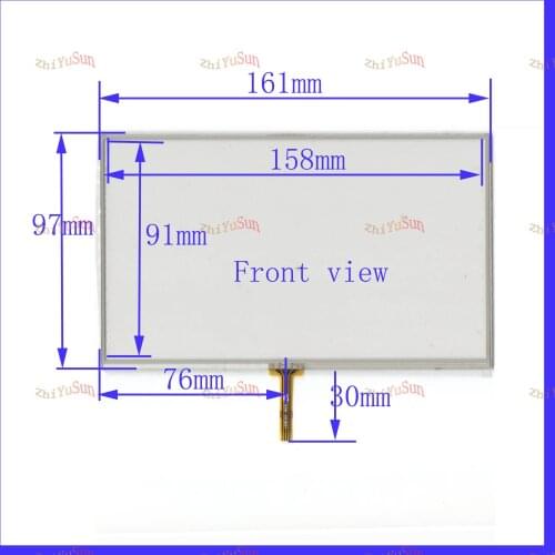 ZhiYuSun compatible 162mm*97mm Compatible Touch Screen glass 162*97 for GPS tble USE 161*97mm