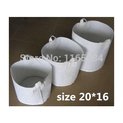The flower field essential plant transplanting bag, Non woven planting pots, tree Planting bag, Seedling bag 20*16cm