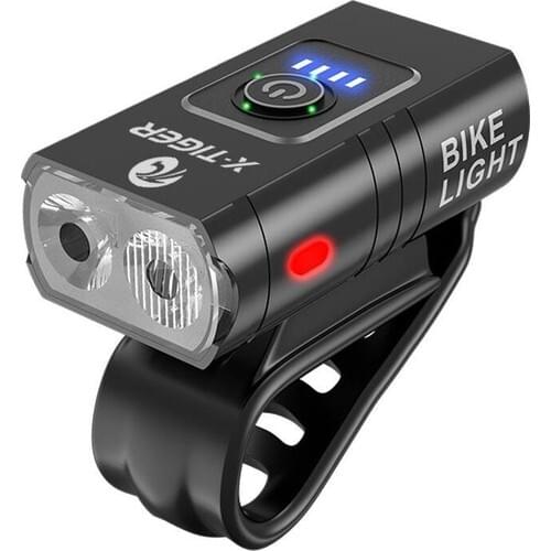 X-Tiger 2 T6 LED 1200 Mah Waterproof Headlight Bicycle Flashlight