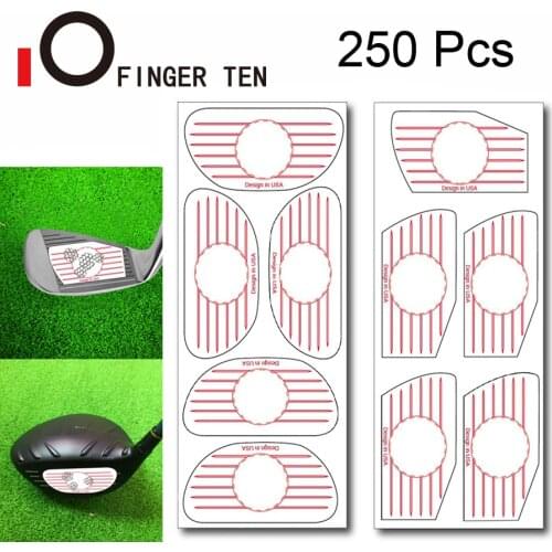 Golf Impact Tape 125 Irons 125 Woods Training Aid Tool Impact Tape Labels Stickers Ball Hitting Board Recorder Drop Shipping
