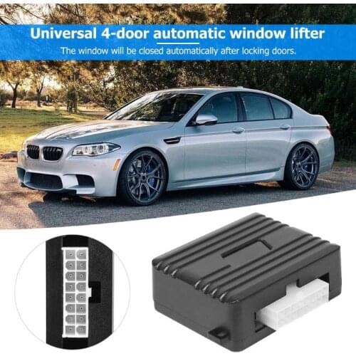 Universal 12V Car Power Window Roll Up Closer For 4 Doors Vehicle Auto Door Glass Closing Remotely Close Windows Module System