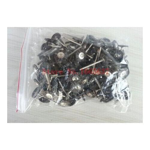 Jewellery making 50pcs/box Brown Horse Hair Mini brushes 19mm dia jewelry mini brush