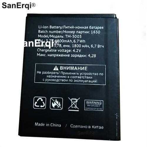 10pcs 1800mAh Battery for TEXET TM-5003 TM5003 5003 battery