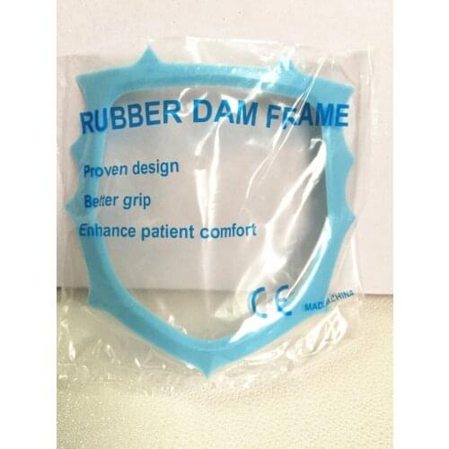 12 Pcs/ set BLUE COLOR New Dental Plastic Rubber Dam Frame Holder Instrument for sale free shipping