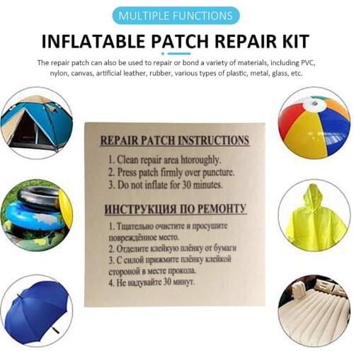 30pcs Pool Patch Repair Tool Patch Repair Kit Inflatable Durable Pool Repair Tape Air Mattress Patch Kit for Swimming Pool