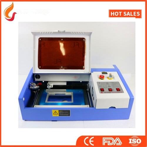 3020 co2 laser engraving machines laser cutting machines for rexine plywood , acrylic , rubber stamp , cloth , felt