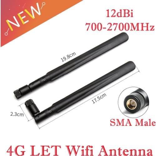 4G Antenna 12dbi for 4G LTE Router External Antenna SMA Male Paddle Antenna wi-fi for WCDMA.LET、DUT、4G、GSM、GPRS