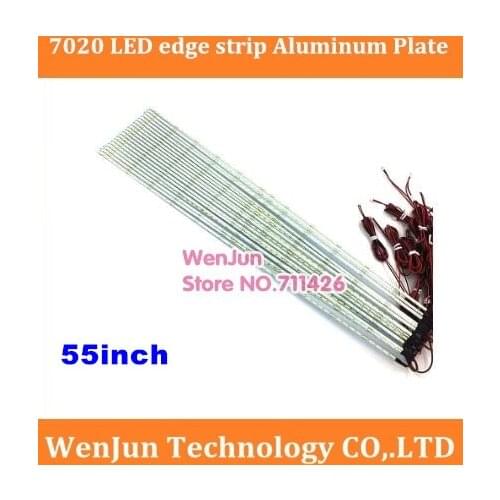 55'' 55inch 7020 LED edge strip Aluminum Plate Strip Backlight Lamps 610mm led TV backlight strip