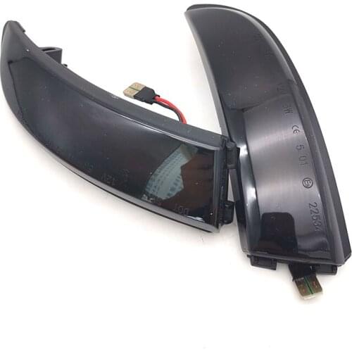 2pcs Car Dynamic Led Side Door Wing Mirror Indicators Light For Ford Fiesta Mk7 B-Max