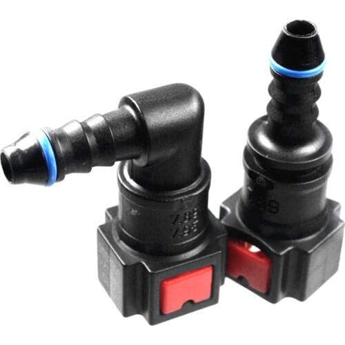 Auto Parts PA12 7.89mm Male Hose Connector 5/16" fuel line adbue connector for Fuel urea system