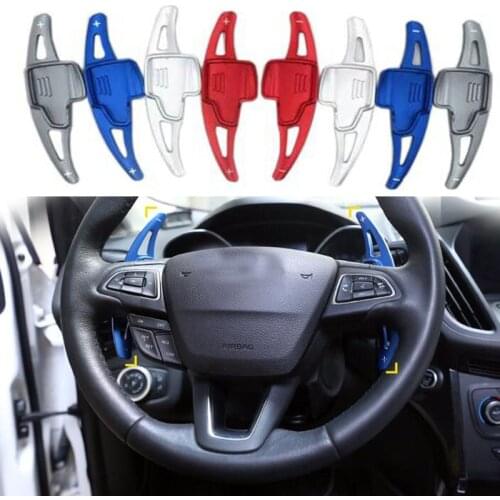 For Ford Focus Escape Kuga 2017 2018 2019 Aluminum Steering Wheel Shift Gear Lever Gearshift Paddle Extension Interior Accessory