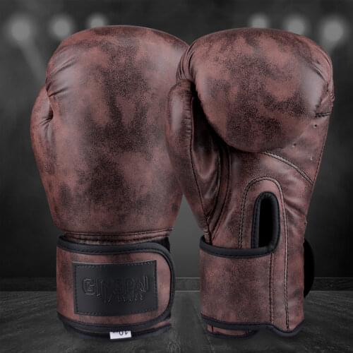 GINGPAI New Mens Boxing Gloves Sandbag Training Glove 8 10 12oz MMA Fight Boxing Muay Thai Match Special Glove Guantes De Boxeo