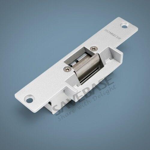 HOMSECUR Fail Safe Mode Stainless 12V Electric Lock Door Closed When Power On For Video Doorphone System