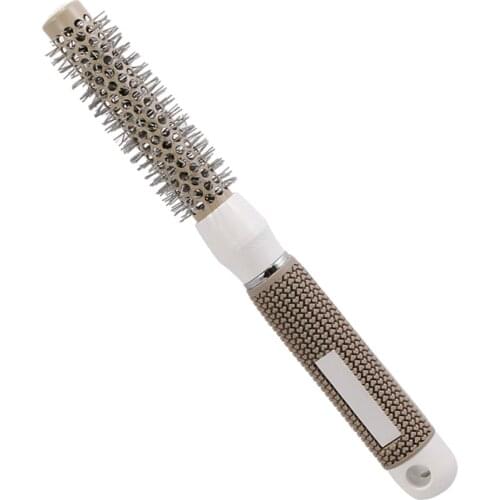 Curly Hair of The Gray Hair Brush, The Small Round Brush Comb