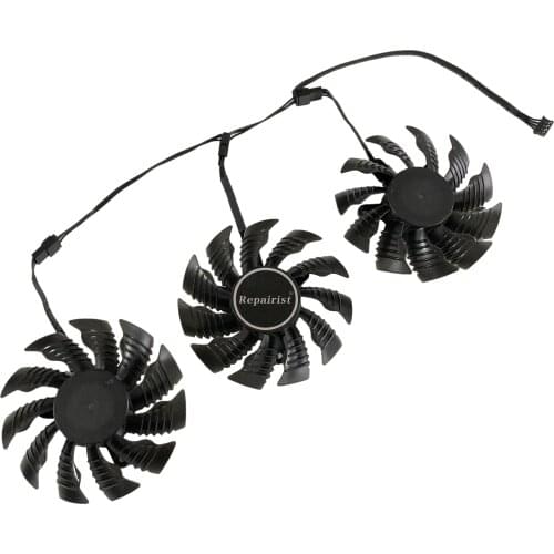 3PCS/Set 82MM PLD09215S12H GPU Cooler Graphics Card Fans For GIGABYTE RTX 2080Ti 2060 2070 2080 Video VGA As Replacement