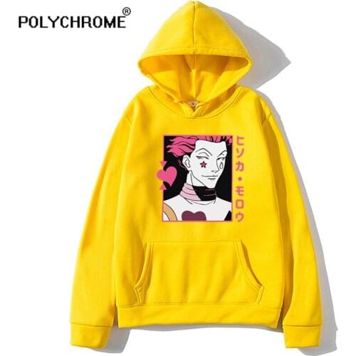 Mens Hoodies Hunter X Hunter men Women Pullovers Hoodie Sweatshirts Killua Zoldyck Devil Eye Japanese Anime Hoody Streetwear
