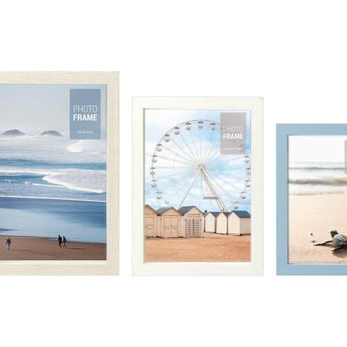 3 Pcs Frame Set Wooden Photo Frame Photo Album Decorative Frame Photo Light Color Frames Setting Display Stand Photo Home Decor