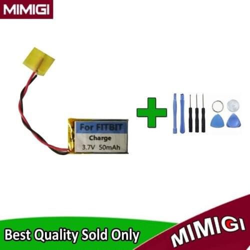 Toolsets + Replace 281320 50mAh Replace Battery For FITBIT Charge 1 1st Band Wristband Smart watch Batterie Accumulator AKKU