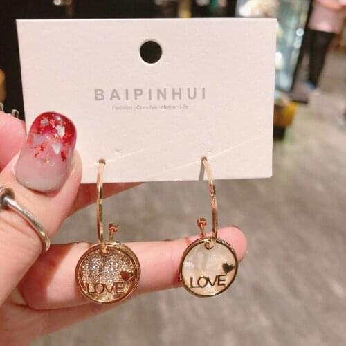 2020 New Fashion Womens Earrings Delicate Sweer Romantic Geometry Round Earrings For Women Party Girl Jewelry Gifts Wholesale