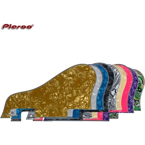 Pleroo Custom Guitar pickgaurd - For ES 335 Short Jazz Archtop Guitar Pickguard Scratch Plate Multicolor choice