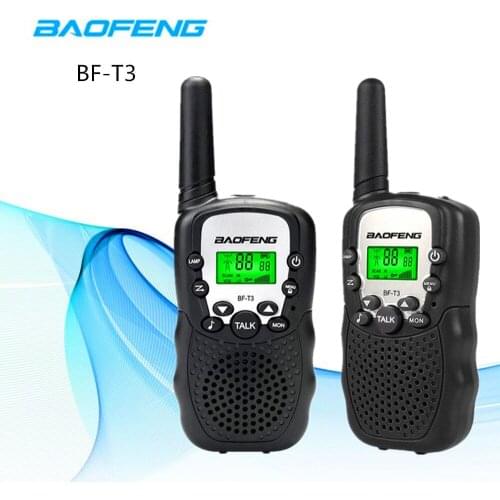2pcs Children Walkie Talkie UHF BaoFeng BF-T3 FRS Two Way Radio Comunicador T3 Handy Radio HF Transceiver Portable CB Radio
