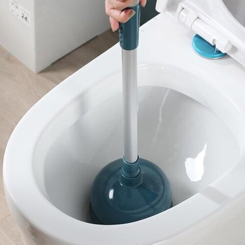Unclog Sink Toilet Plunger Suction Cup Silicone Cleaning Squatting Pan Toilet Plungers Unblock Ventouse Bathroom Products DF50XP