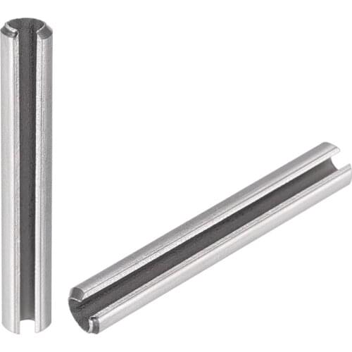 Uxcell M2.5 x 20mm 304 Stainless Steel Split Spring Roll Dowel Pins Plain Finish 100Pcs