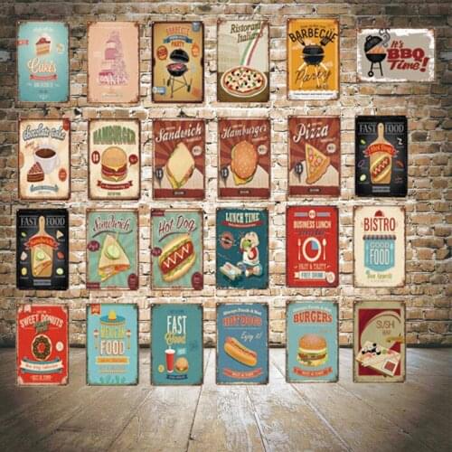 Tiki Bar Tin Signs Metal Plate Wall Pub Kitchen Restaurant Home Art Decor Vintage Iron Poster Cuadros LA-4676A