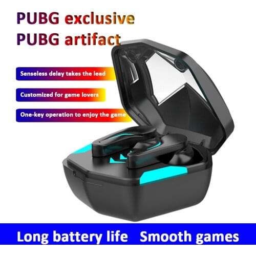 TWS Bluetooth Headphones V5.1 Touch Control Earphones True Wireless Dual Earbuds Customized for Game Lovers