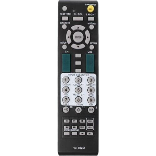 Remote Control Replacement for Onkyo Power Amplifier AV Receiver Controller RC-682M RC-681M RC-606S RC-607M SR603/502/504 HTR550