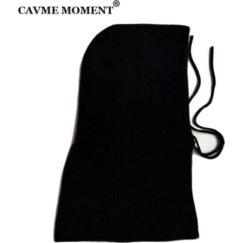 CAVME Winter Cashmere Hat One Pieces Unisex Skullies Beanies Solid Color 100% Cashmere FREE SIZE