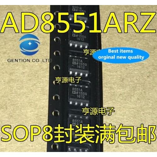 10PCS AD8551 AD8551AR AD8551ARZ AD8551A single channel operational amplifier chip in stock 100% new and original