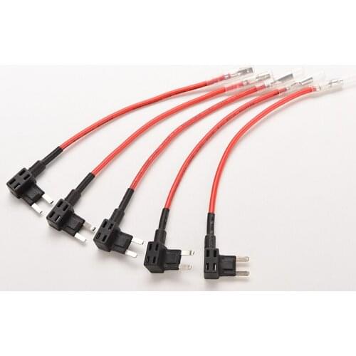 1x New Style ATM Fuse Adapter Tap Dual Circuit Adapter Holder For Car Truck Auto