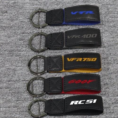 3D Key Holder Chain Collection Keychain For HONDA VTR1000F / FIRESTORM VTR 250 VFR400 VFR750 CB600F RC51Motorcycle Key Ring